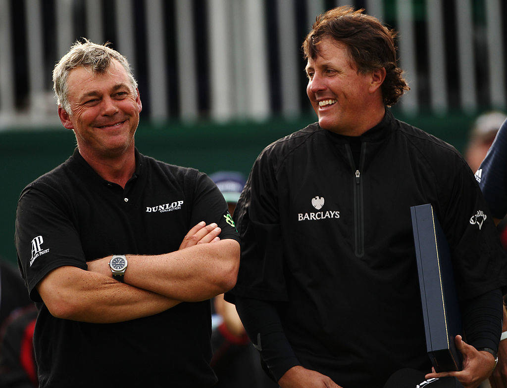Darren Clarke and Phil Mickelson in 2011